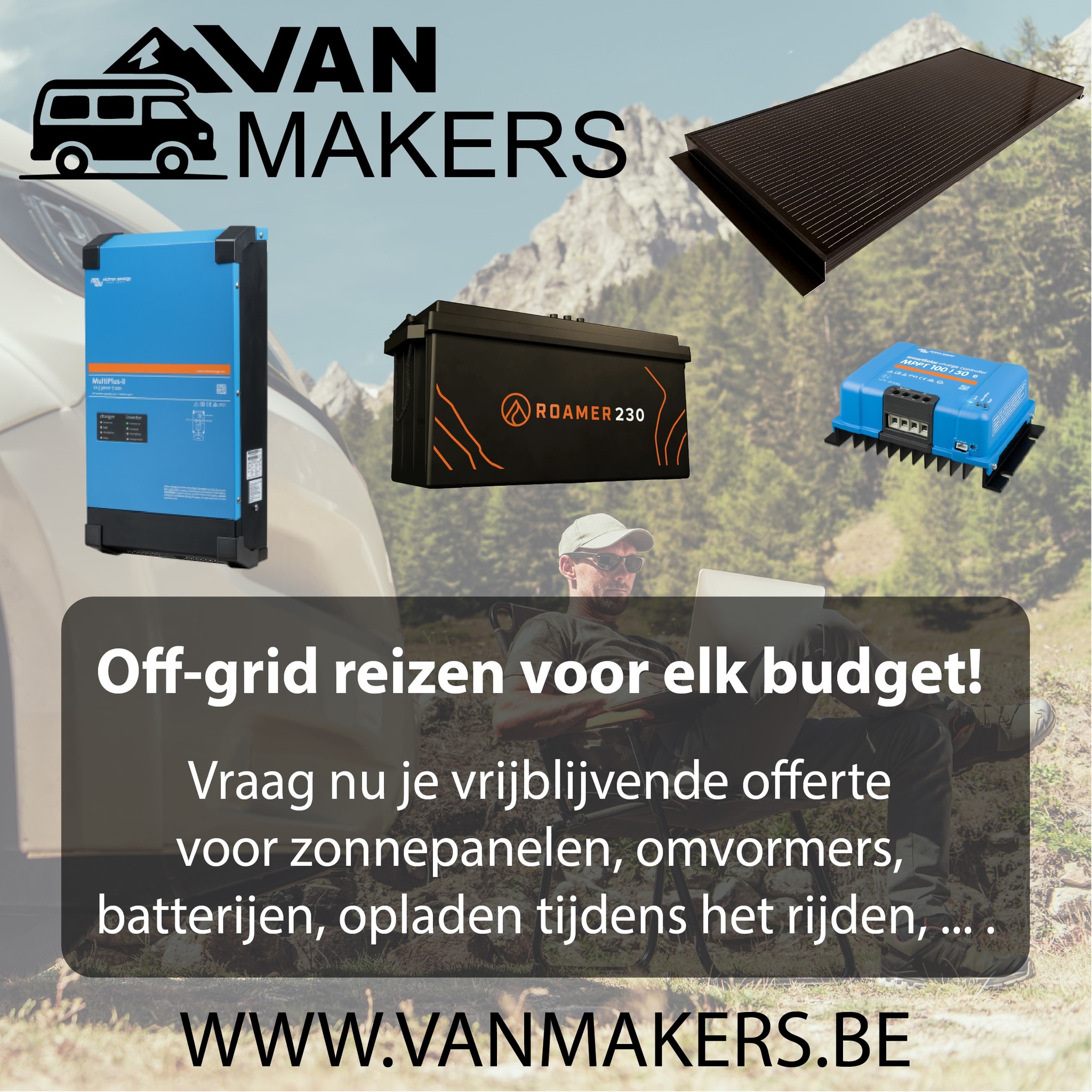 Van Makers Facebook ad: VAN Makers, Custom Campervans & Off-grid Techniek