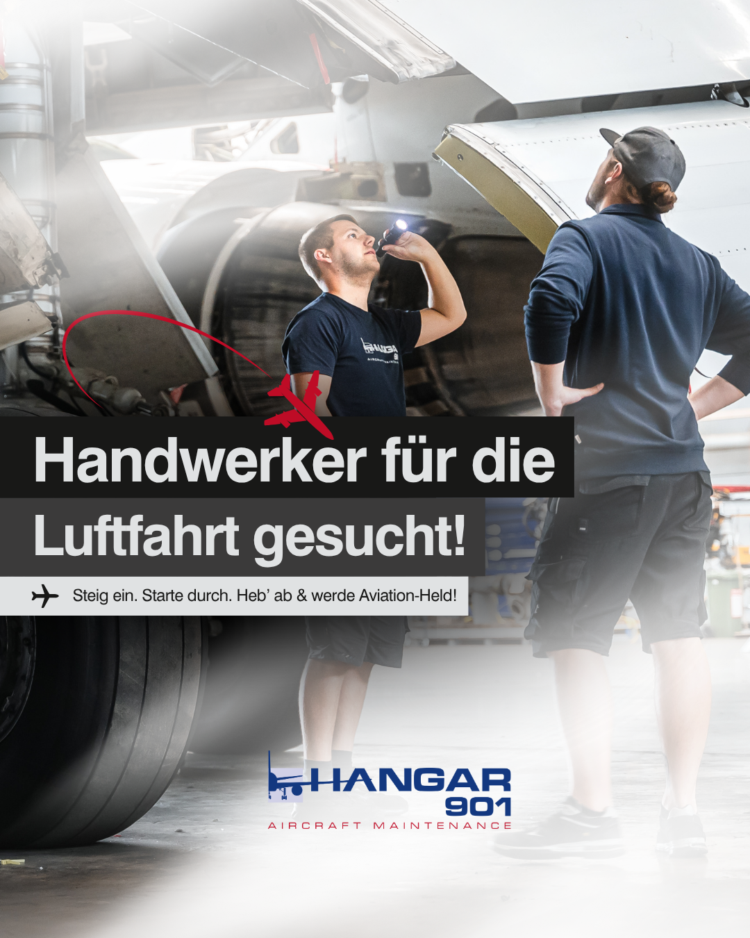 Hangar 901 Aircraft Maintenance GmbH Facebook ad