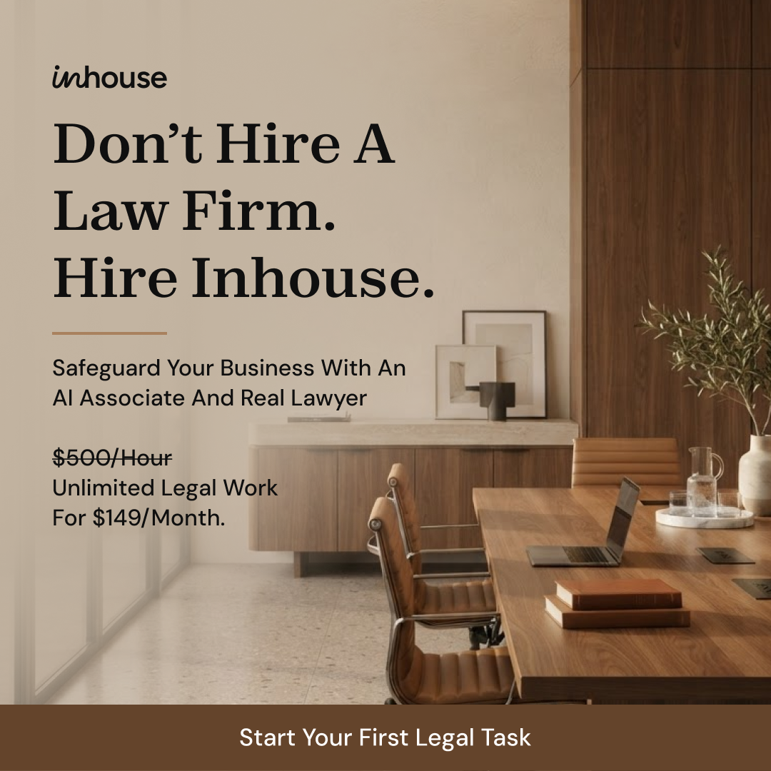 InHouse Facebook ad: Review Contracts in Seconds