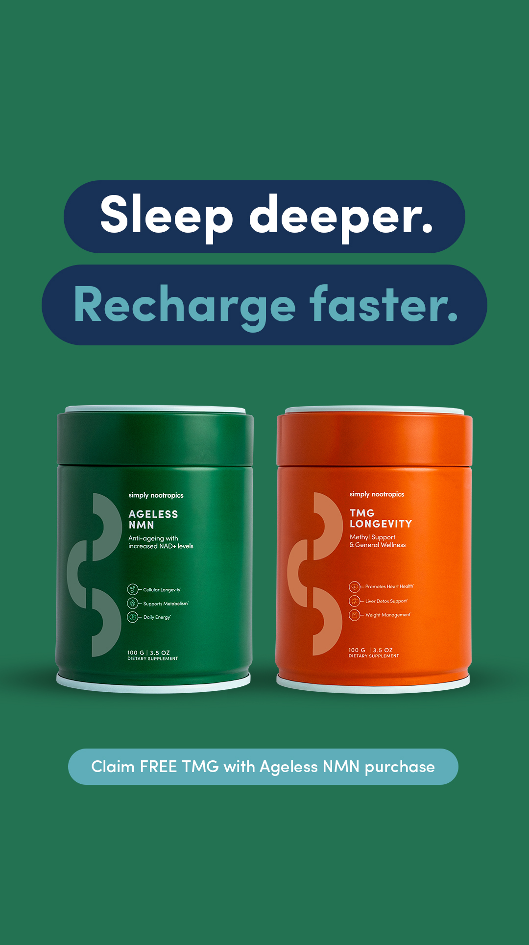 Simply Nootropics Facebook ad