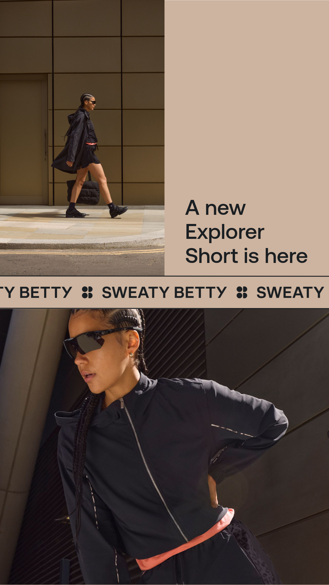 Sweaty Betty Facebook ad