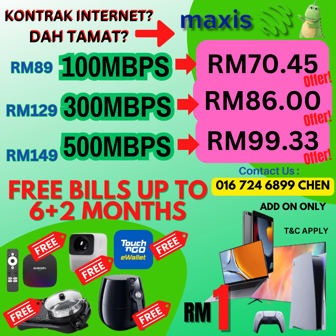 All Fibre Solutions - Unifi Maxis Time -CHEN Facebook ad: PM KITA!