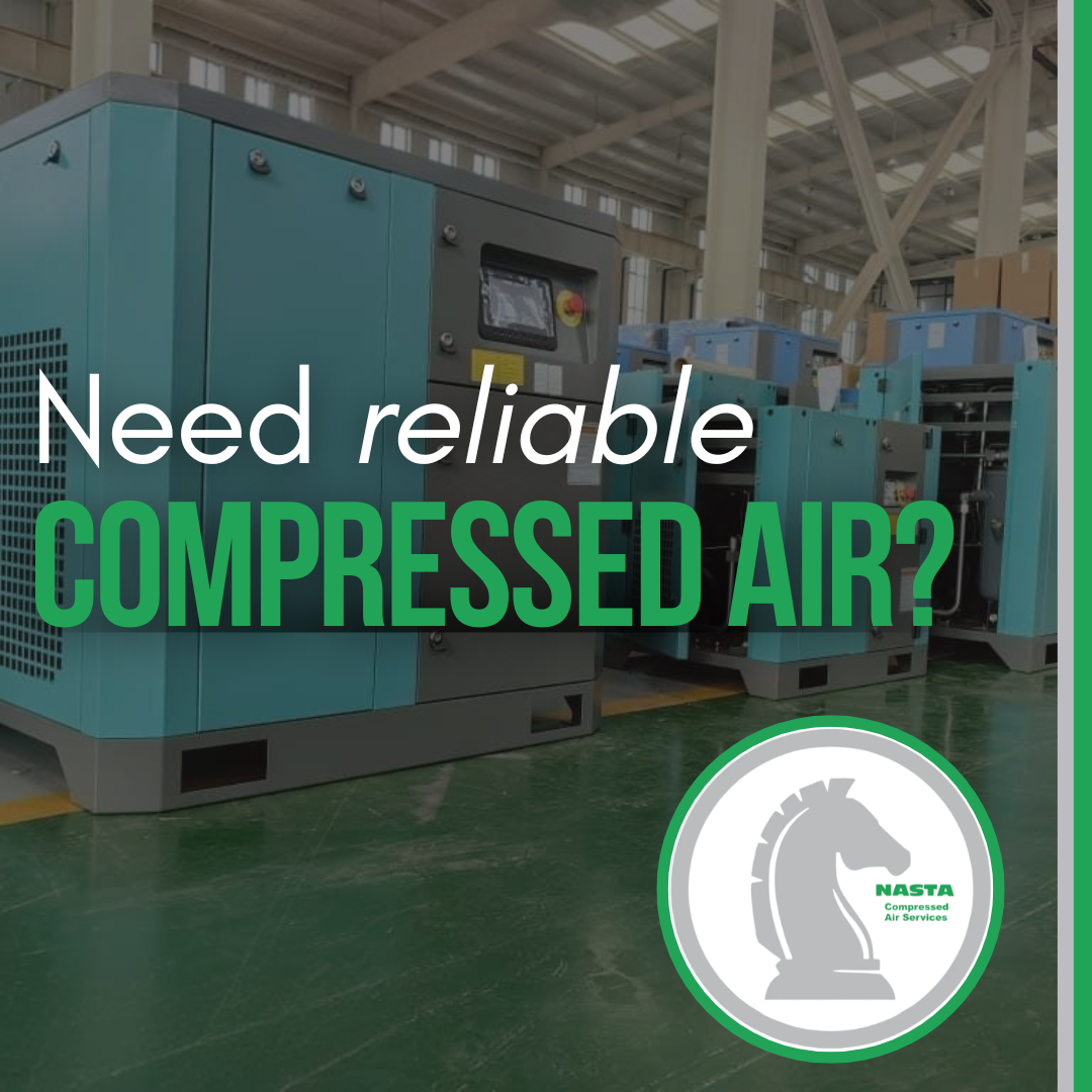 NASTA Compressed Air Services Facebook ad: Reliable Compressed Air Solutions for Your Business!