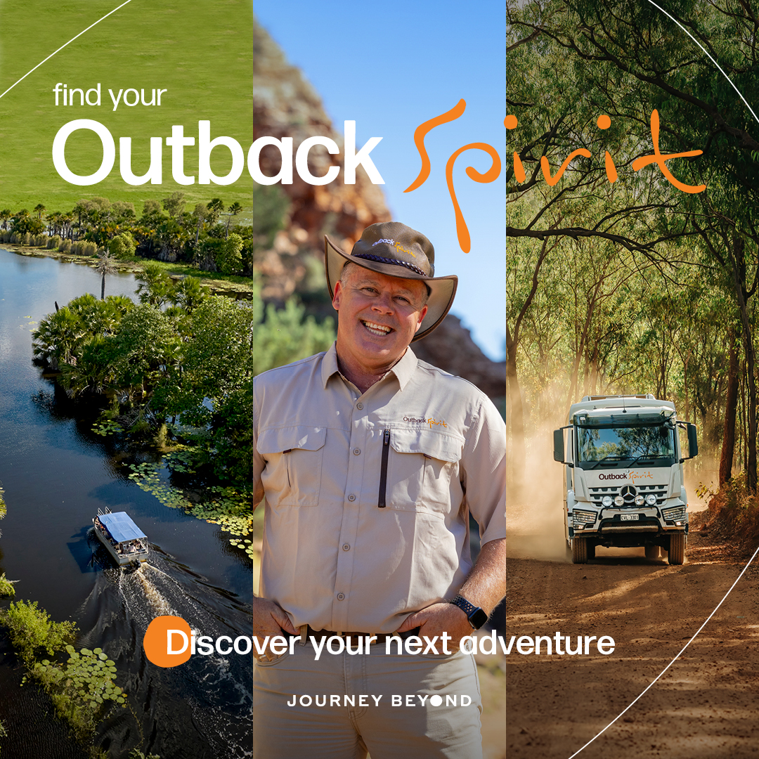 Outback Spirit Tours Facebook ad: Plan your adventure