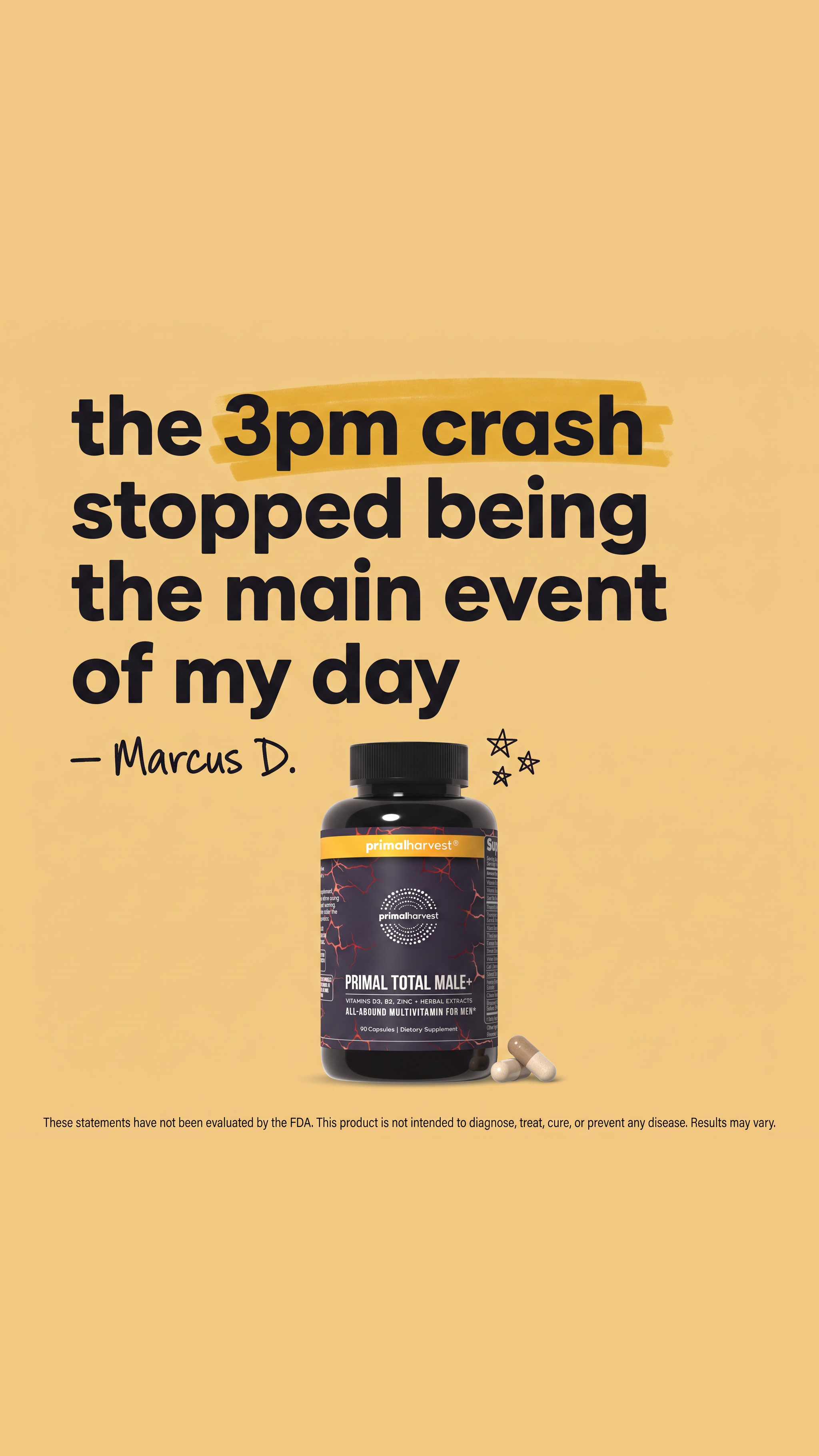 Primal Harvest Facebook ad: Support Healthy Hormone Levels