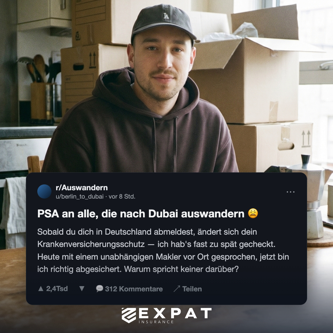 Expat Insurance Facebook ad from May 18, 2026