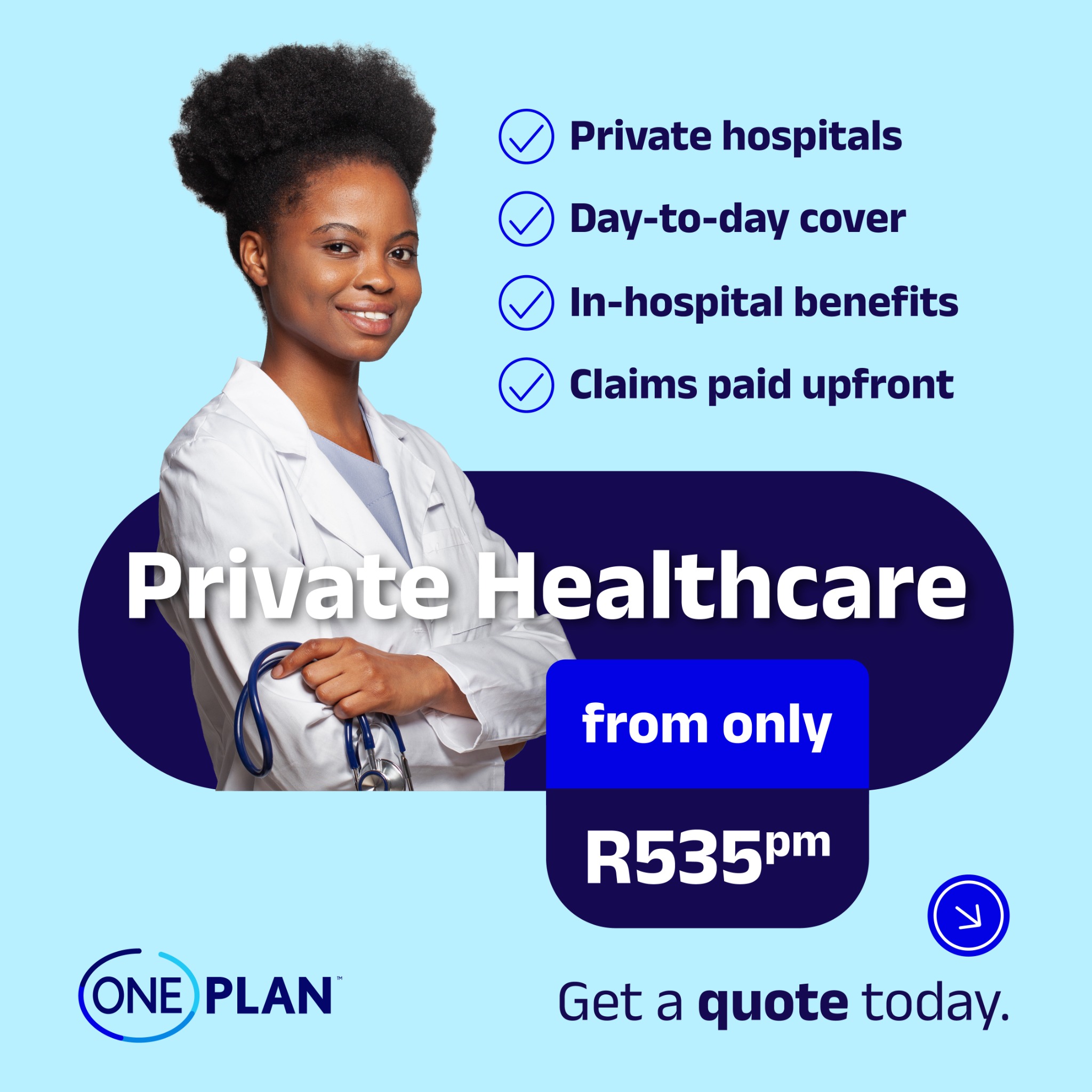 Oneplan Health Insurance Facebook ad