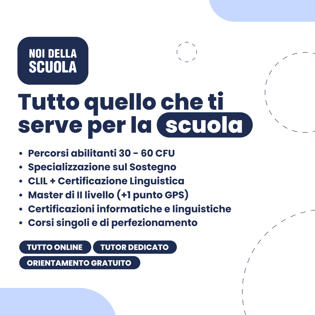 Noi della Scuola Facebook ad: DIVENTA INSEGNANTE CON NOI DELLA SCUOLA