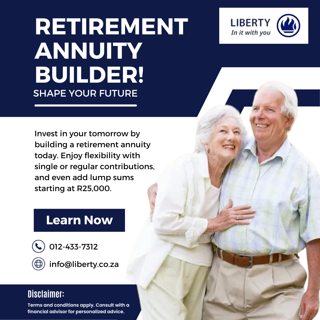 Liberty Financial Adviser Facebook ad: Secure Tomorrow, Invest Today with Liberty's Retirement…