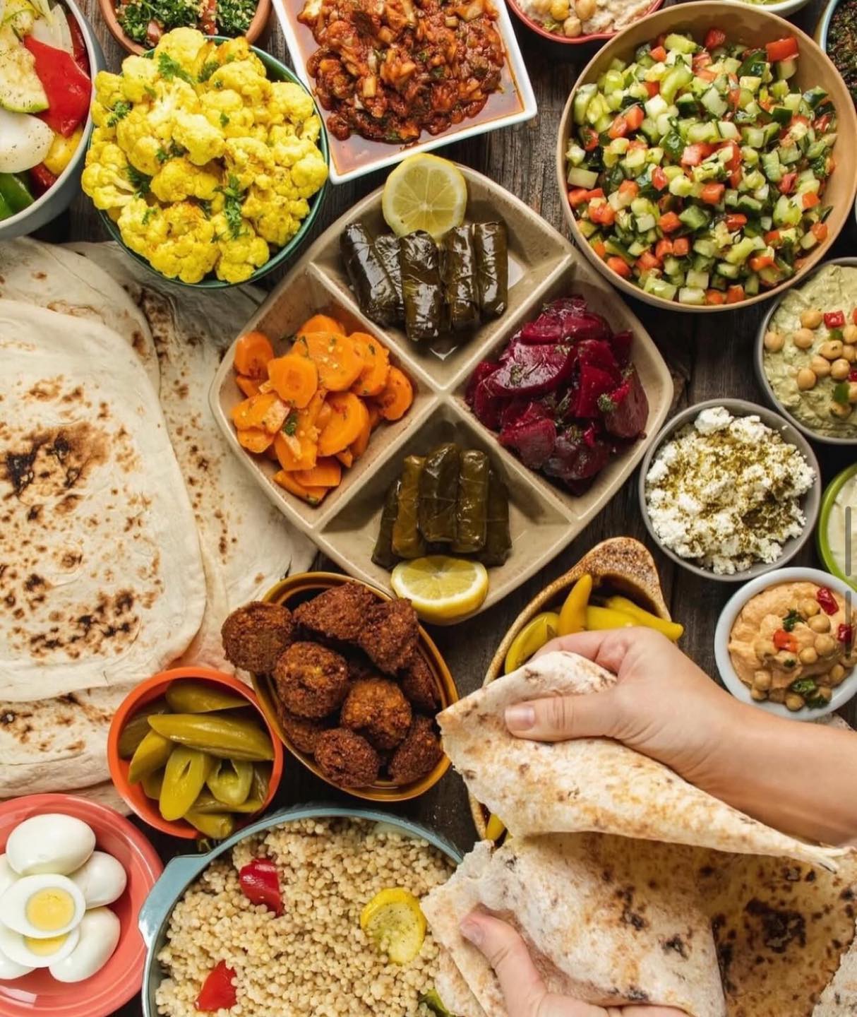 The Hummus and Pita Co. Facebook ad: Always The Most Delicious Dishes