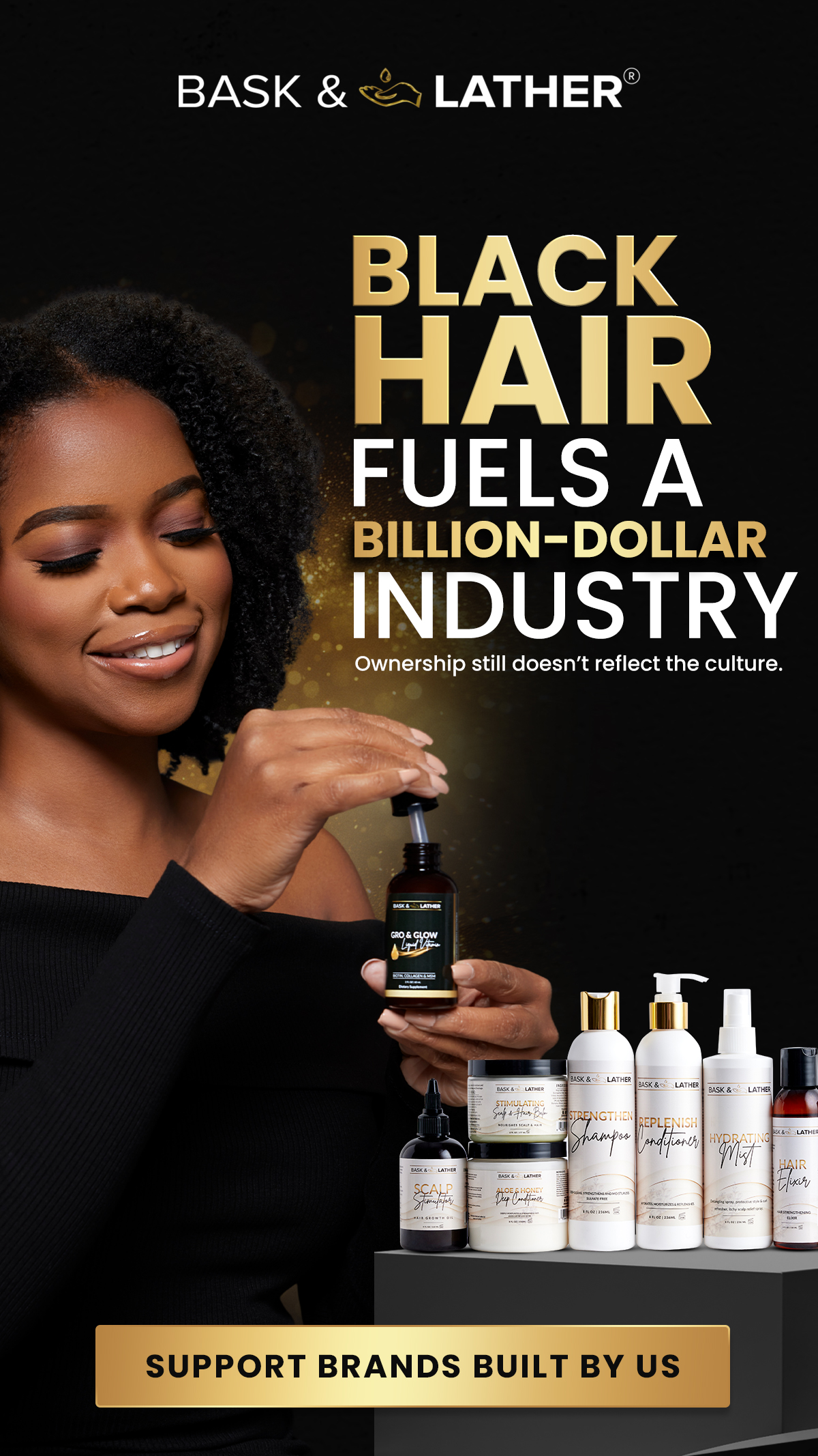 Bask & Lather Co Facebook ad