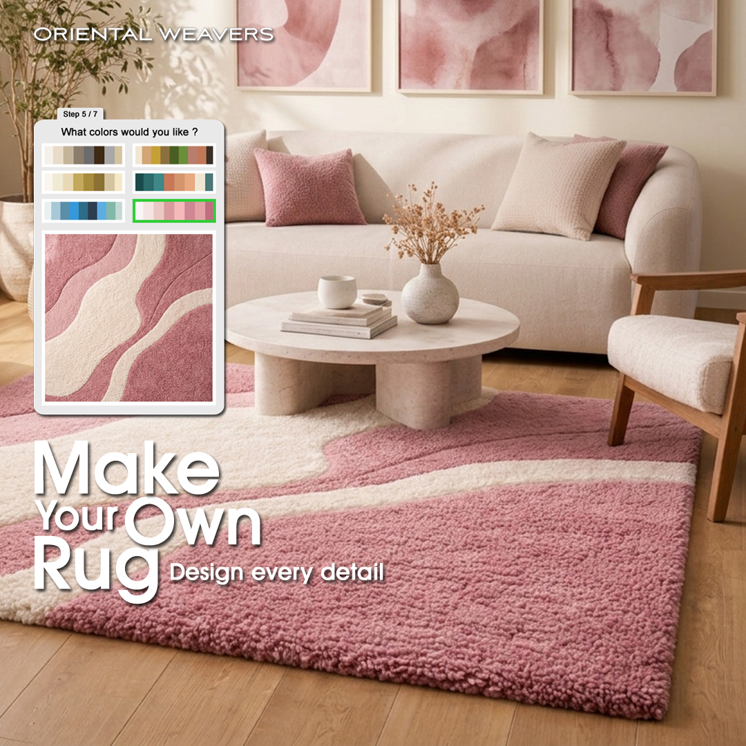 Oriental Weavers - النساجون الشرقيون Facebook ad: Make your Own Rug
