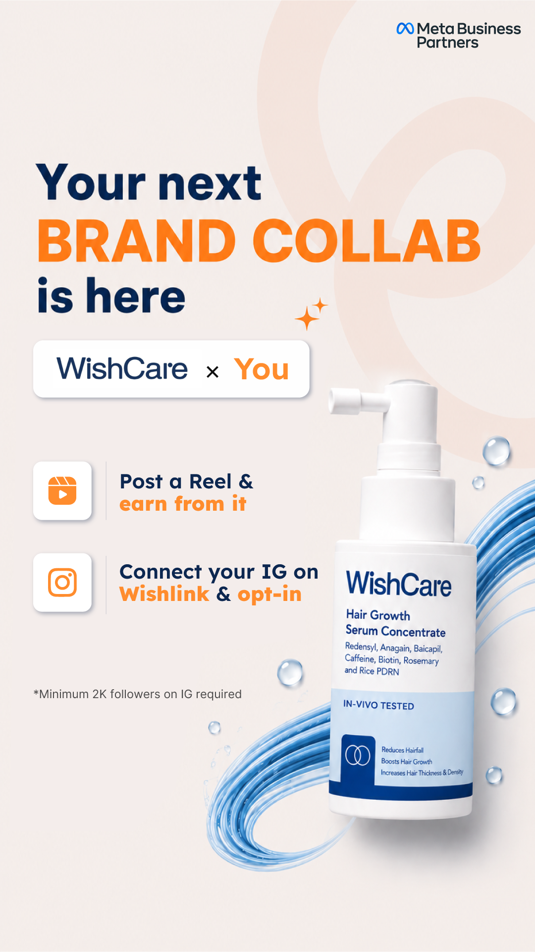 Wishlink Connect Facebook ad
