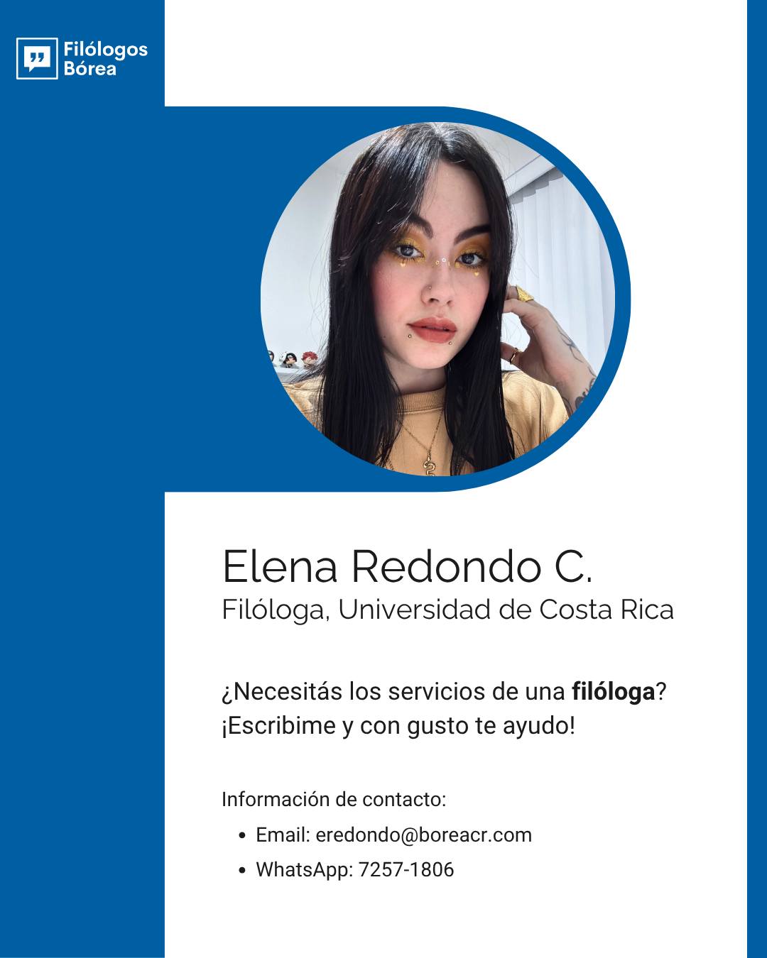 Filólogos Costa Rica Facebook ad