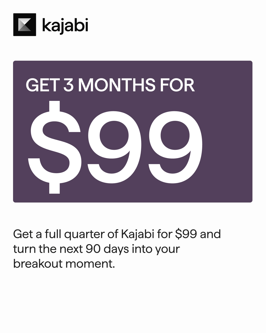 Kajabi Facebook ad