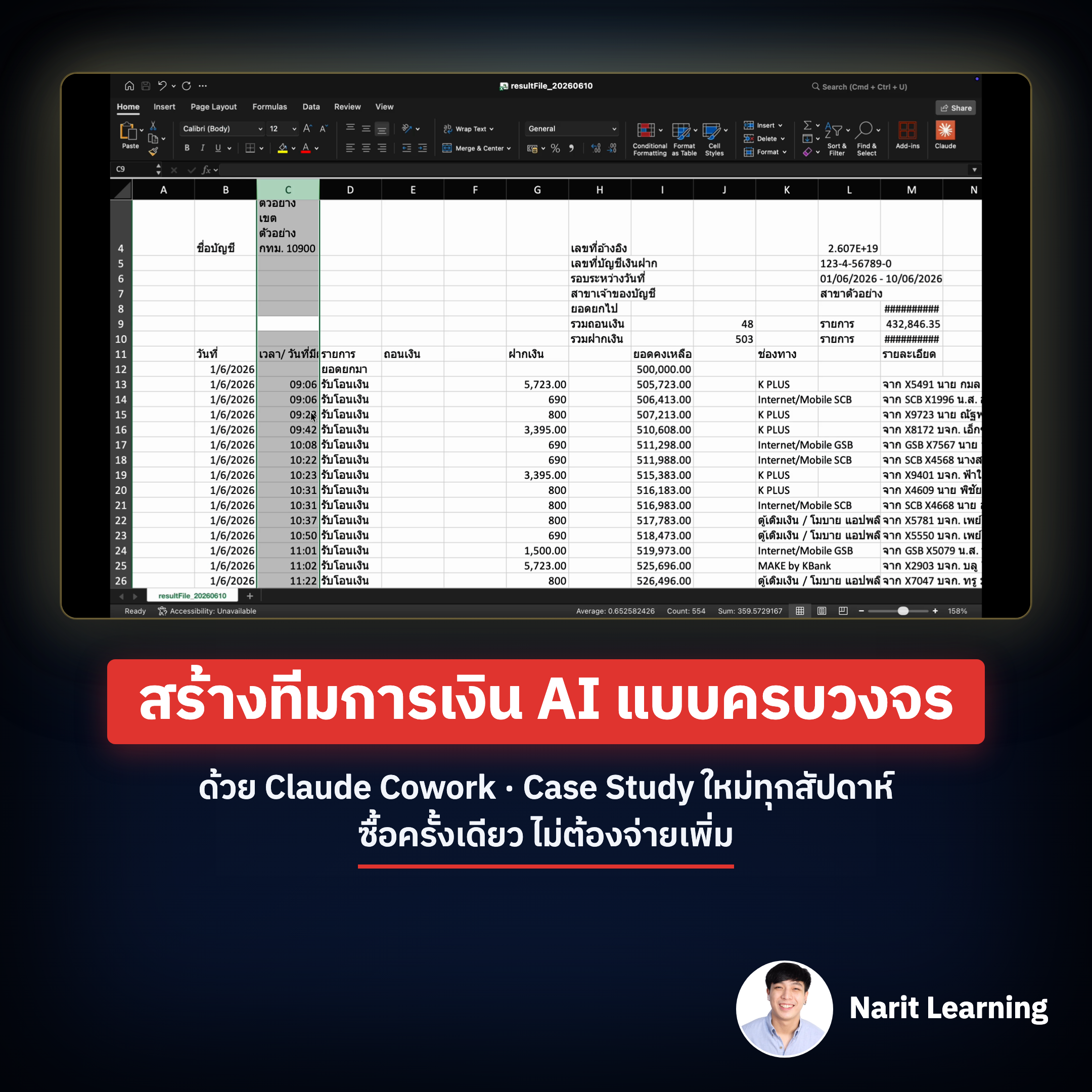 Narit Learning Facebook ad