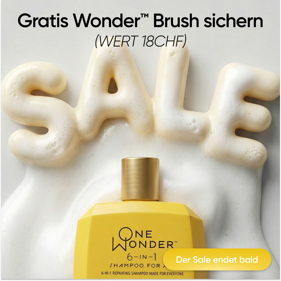 OneWonder Facebook ad: Gratis Wonder Brush im Wert von 18 CHF