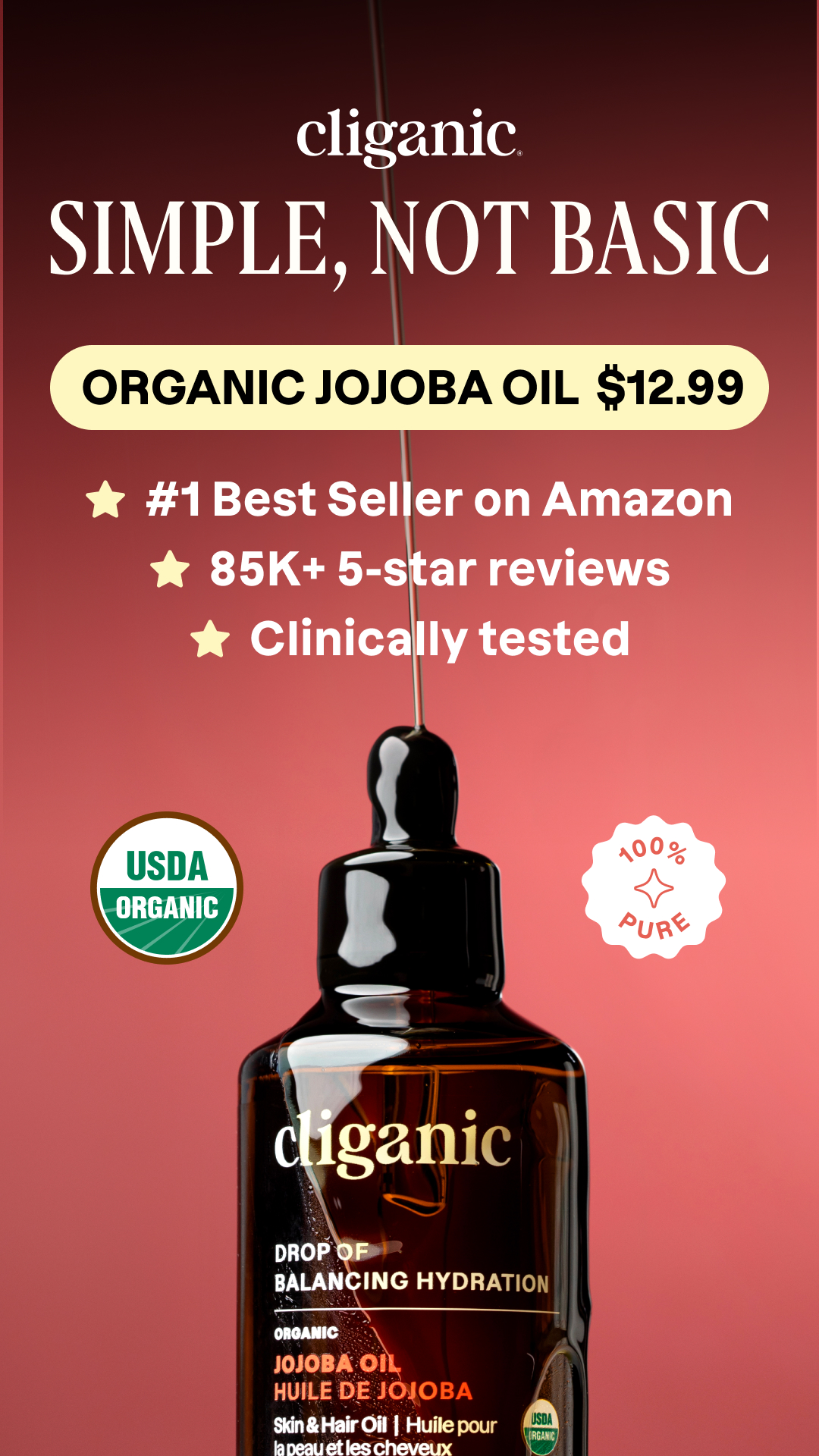 Cliganic Facebook ad