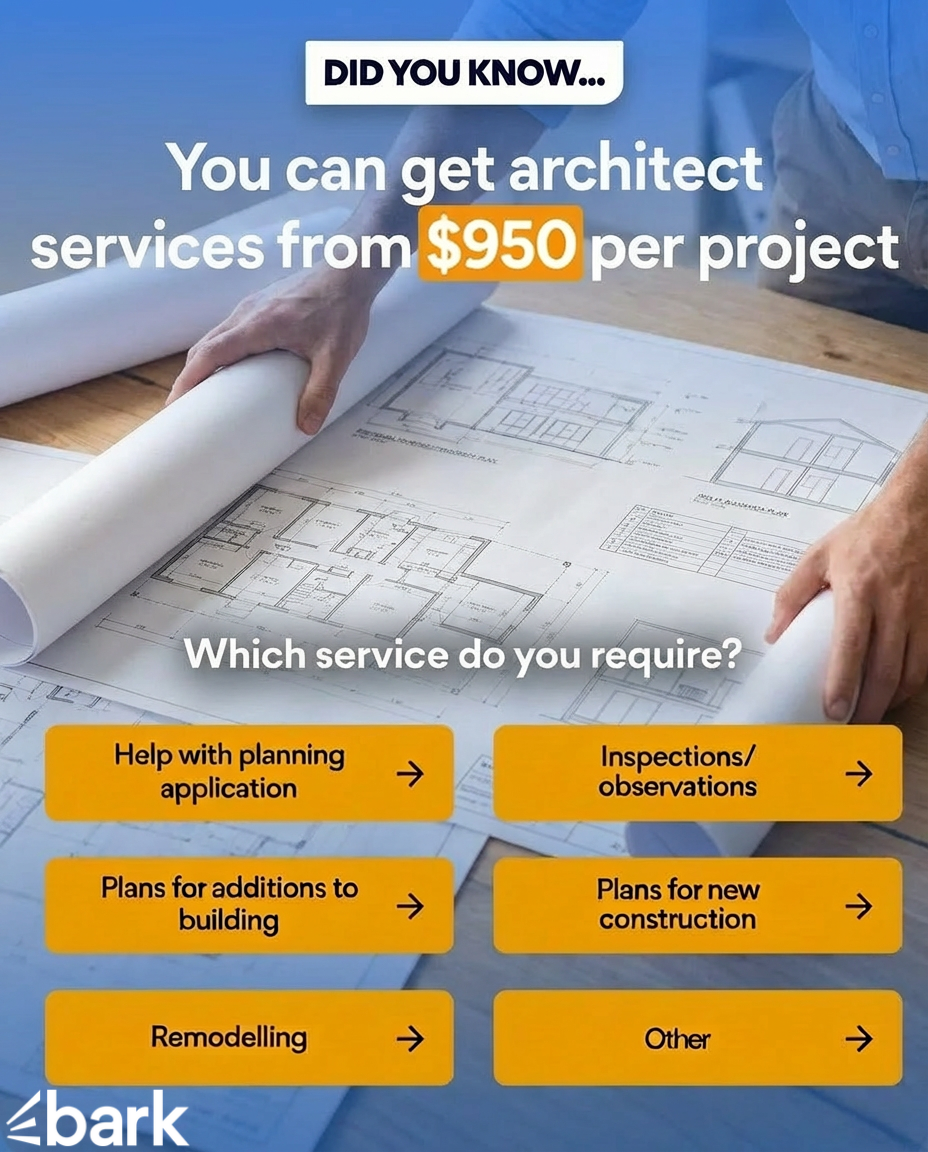 Bark.com Facebook ad: Affordable Architects