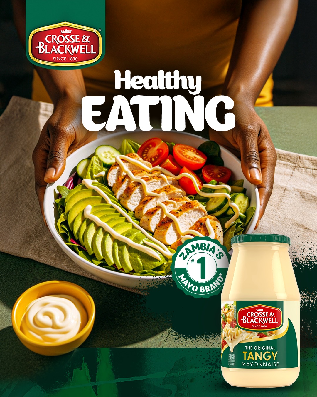 Crosse & Blackwell Zambia Facebook ad: When you want healthy… but not boring