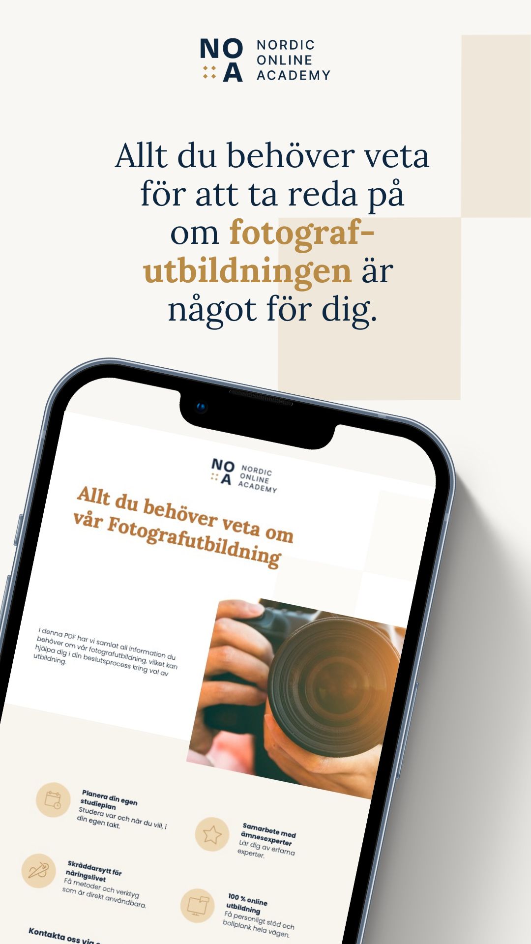 Nordic Online Academy Facebook ad