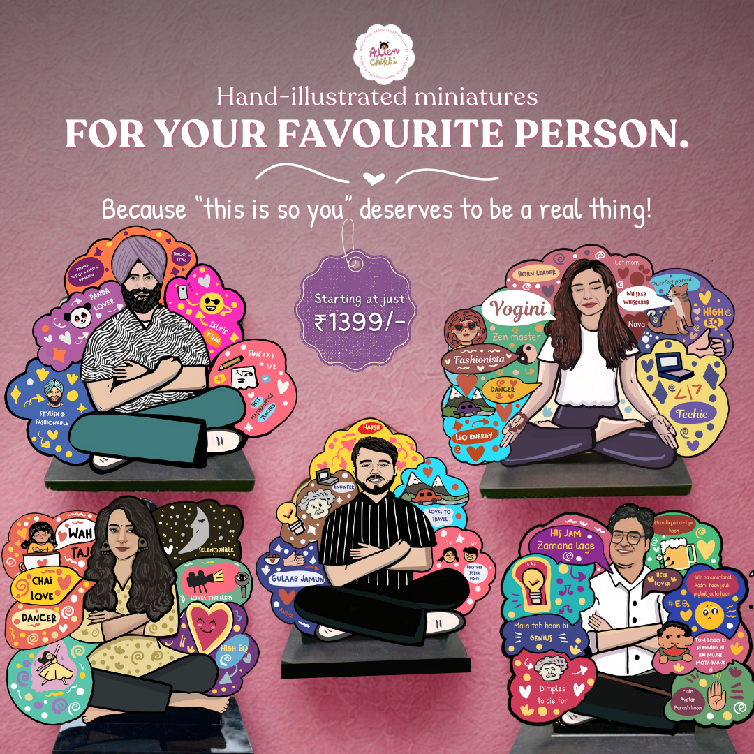 Alienchikki Facebook ad: Forget boring gifts-give them a MINI version of…