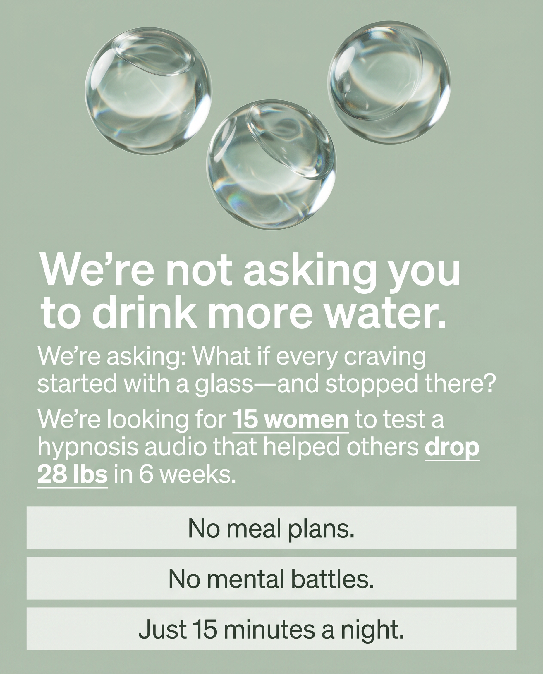 Kure for Hypnotherapy Facebook ad