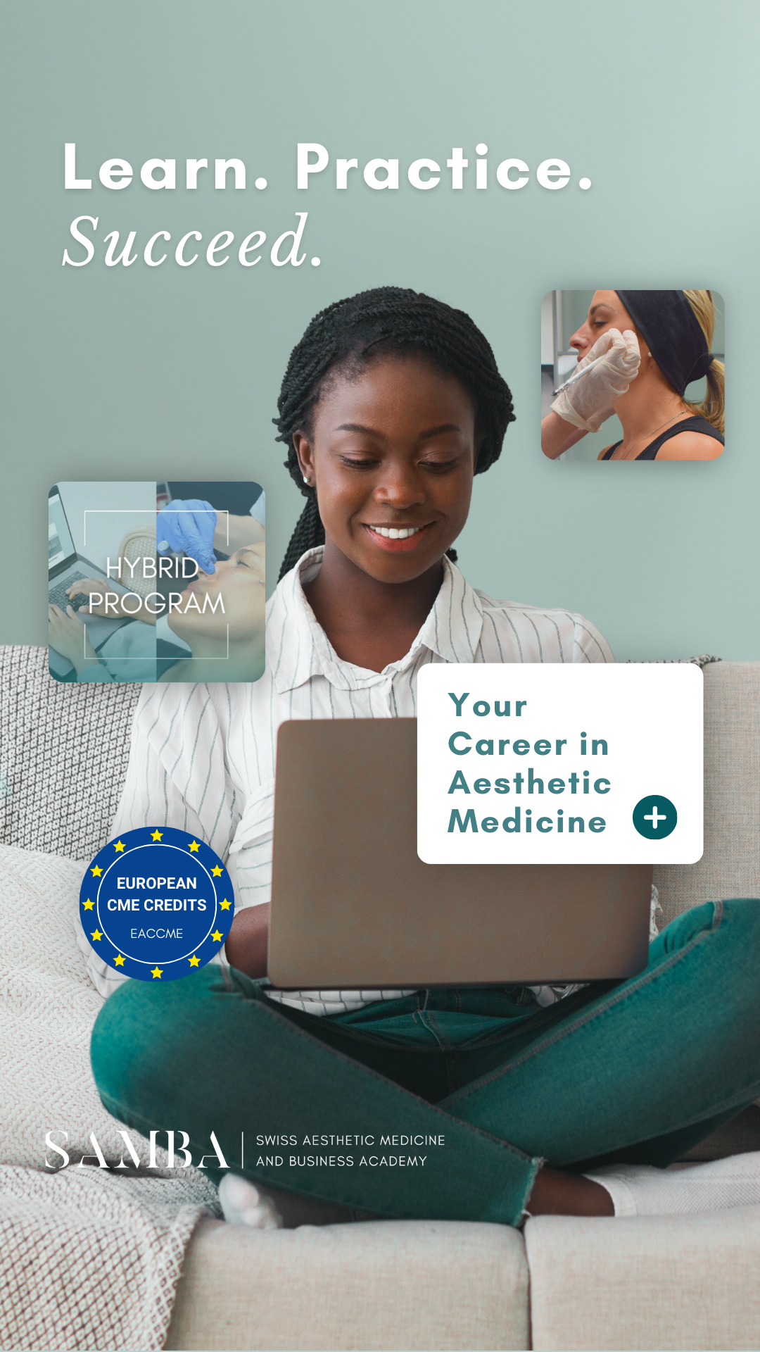 SAMBA Swiss Aesthetic Medicine & Business Academy Facebook ad
