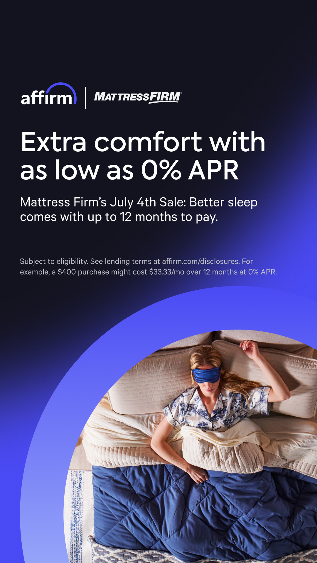 Affirm Facebook ad