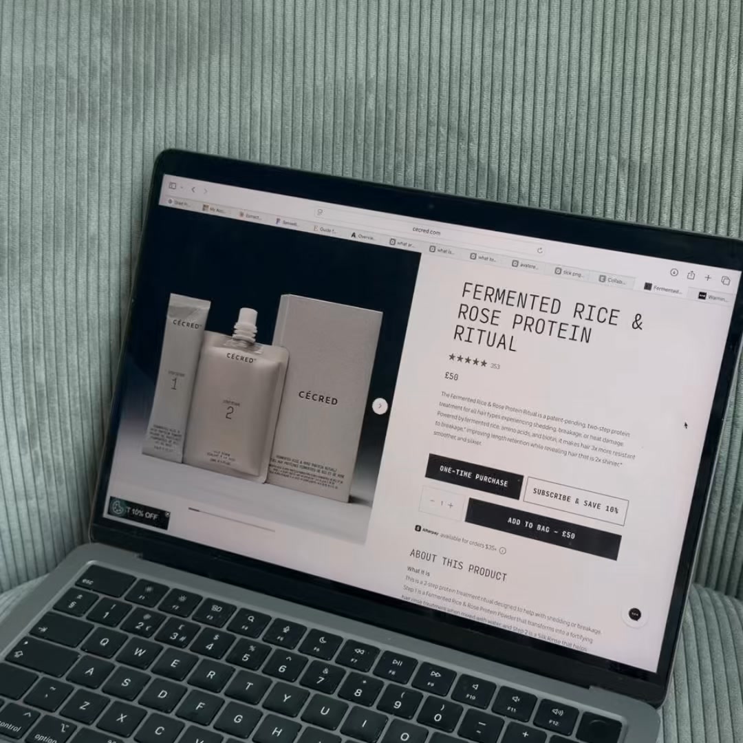 Cecred Facebook ad: 2-Step Shedding Treatment