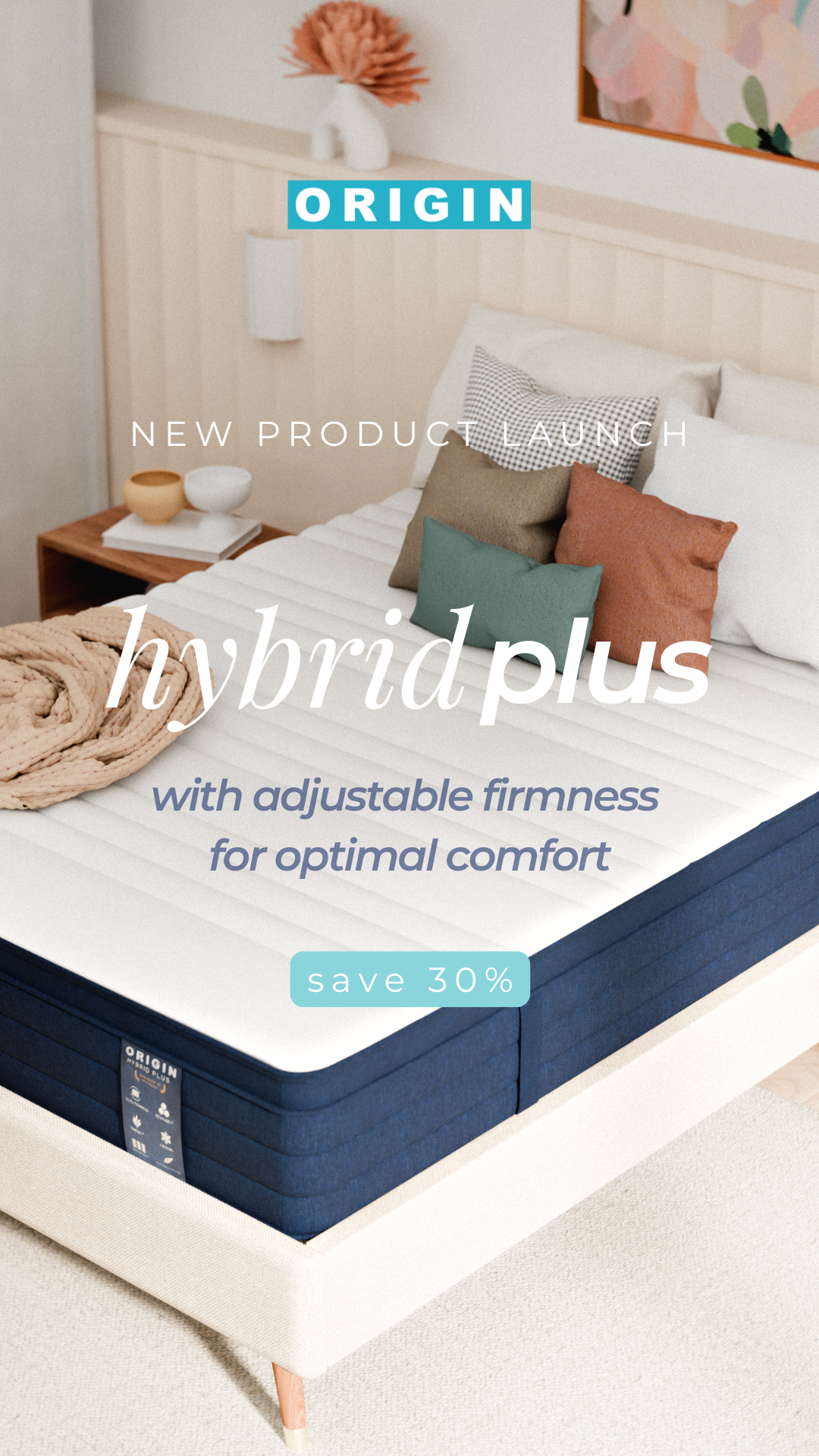 Origin Mattress Australia Facebook ad