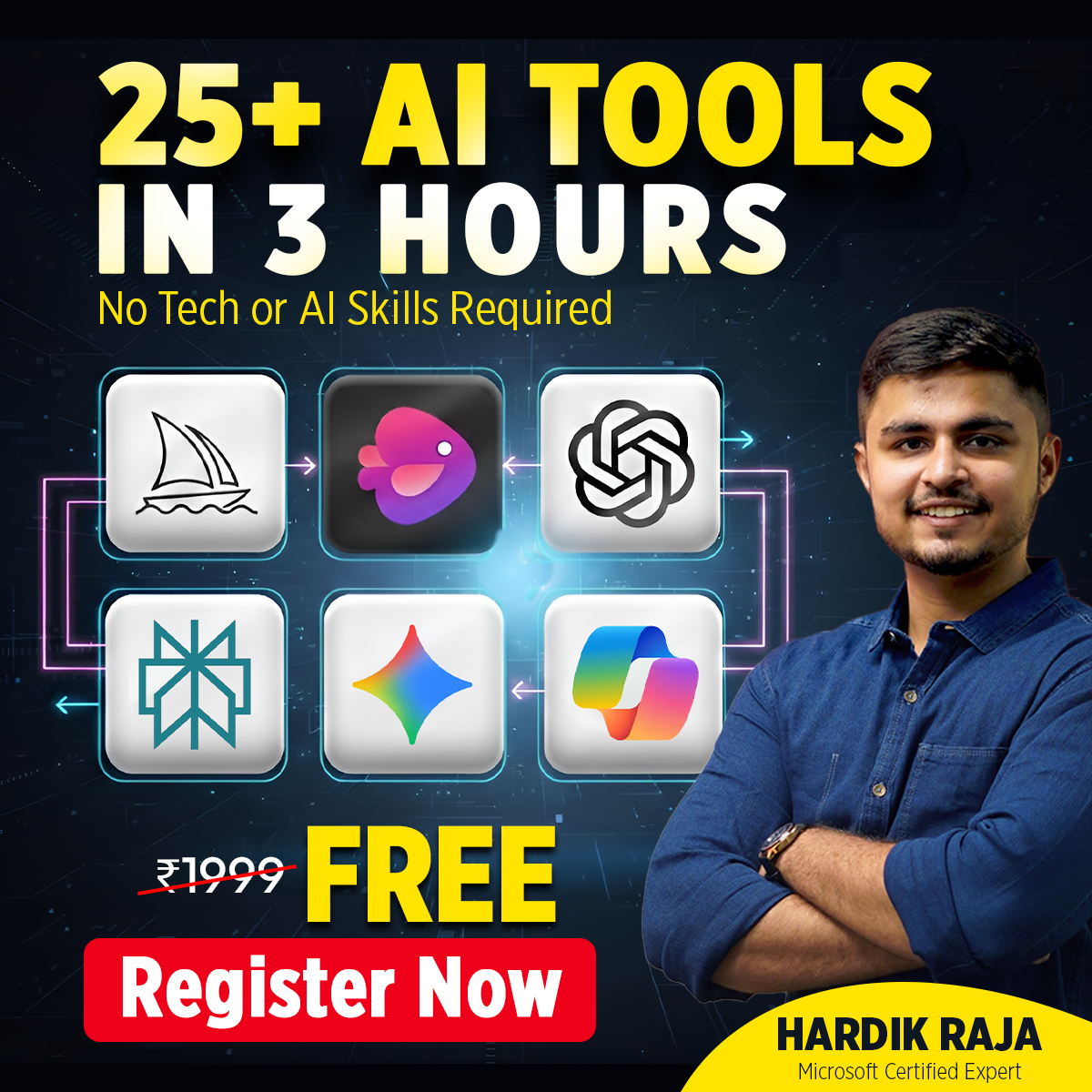 Hardik Raja Facebook ad