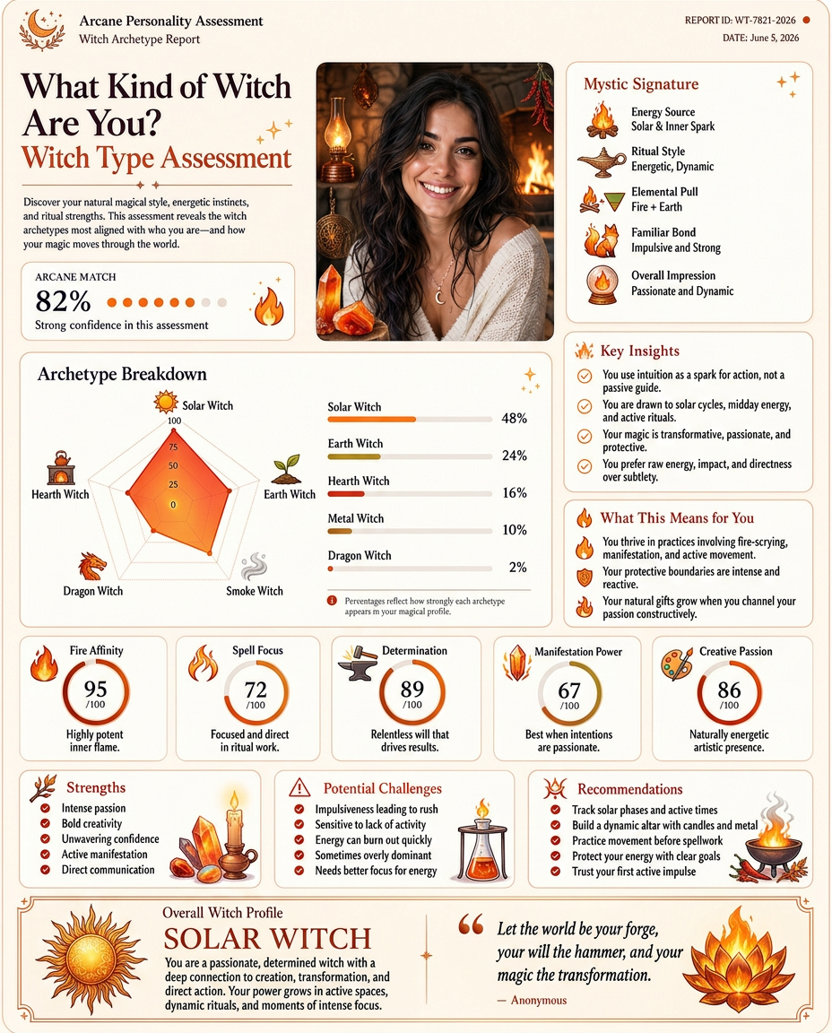 Follow your Desires Facebook ad: Which witch are you?