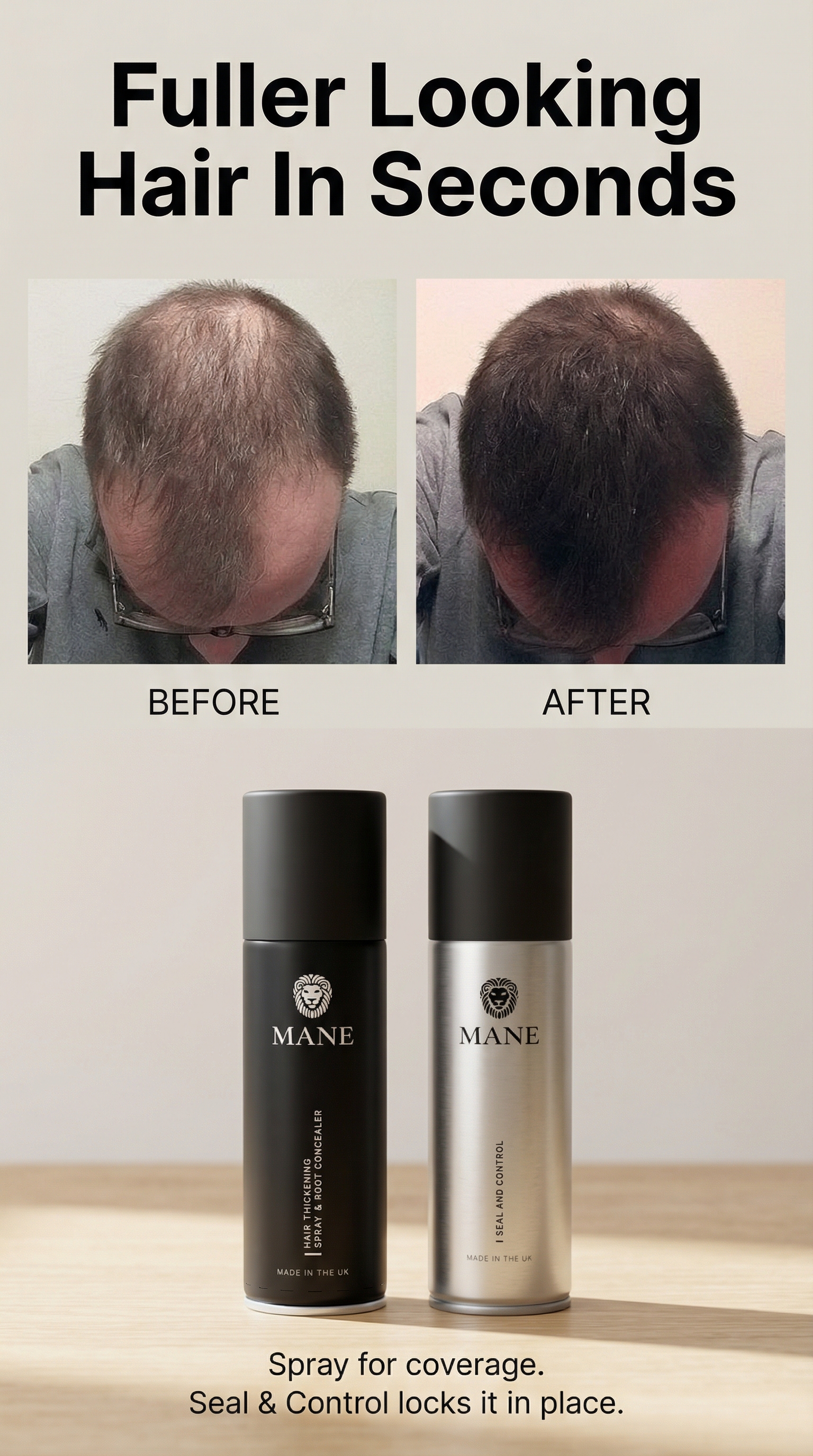 Mane International Facebook ad