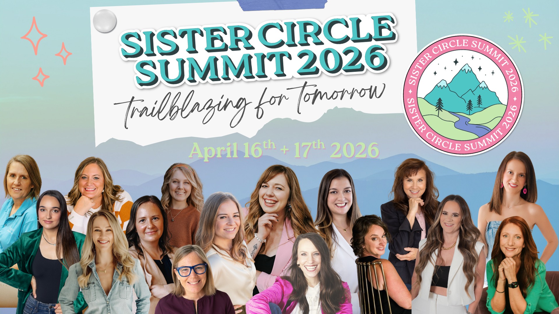 Sister Circle Facebook ad: Sister Circle Summit: Trailblazing for Tomorrow