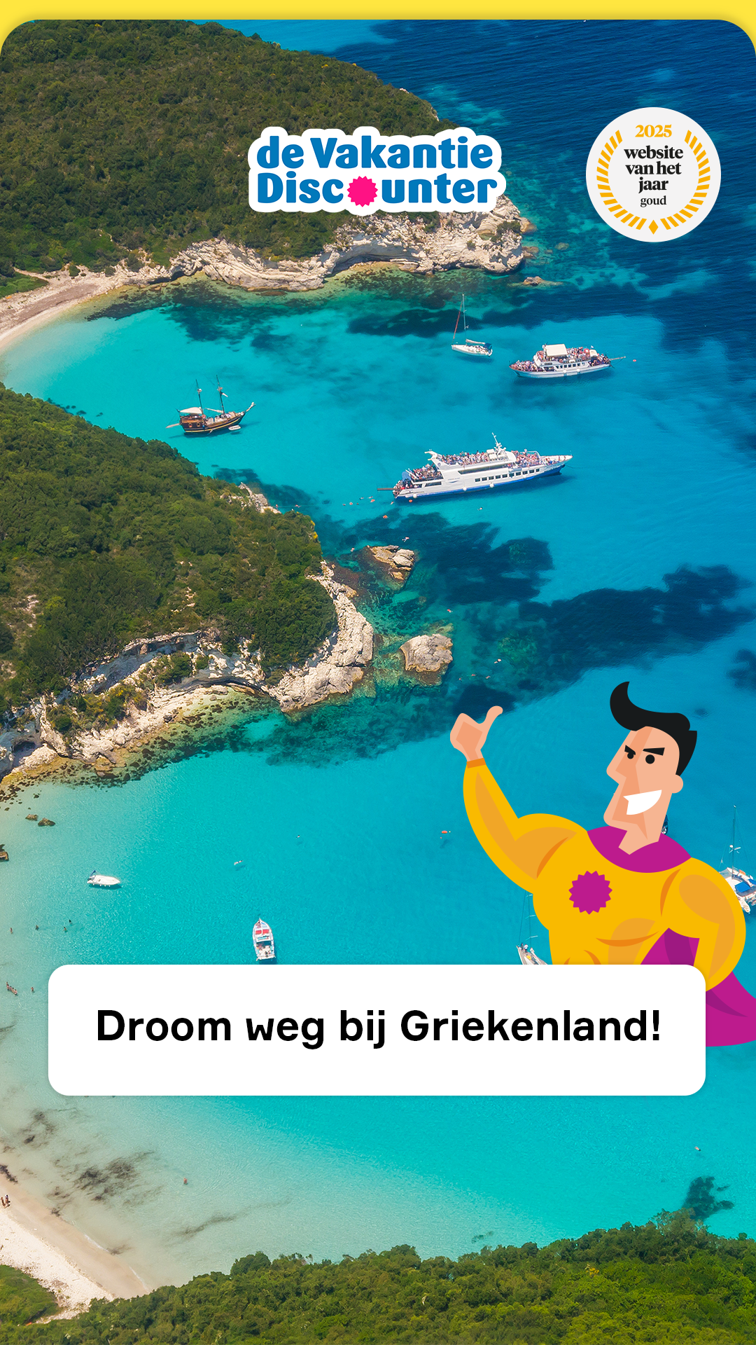 de VakantieDiscounter Facebook ad