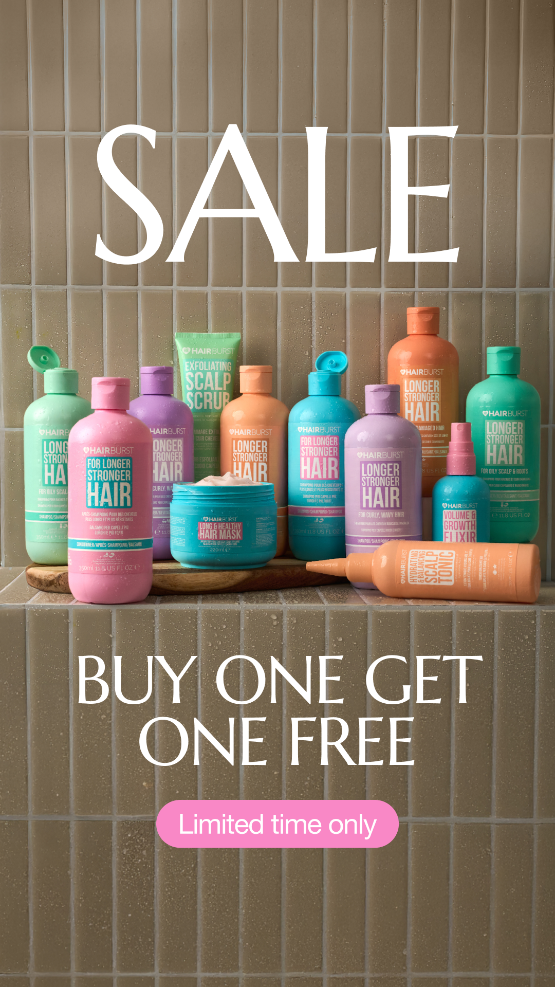 Hairburst Facebook ad