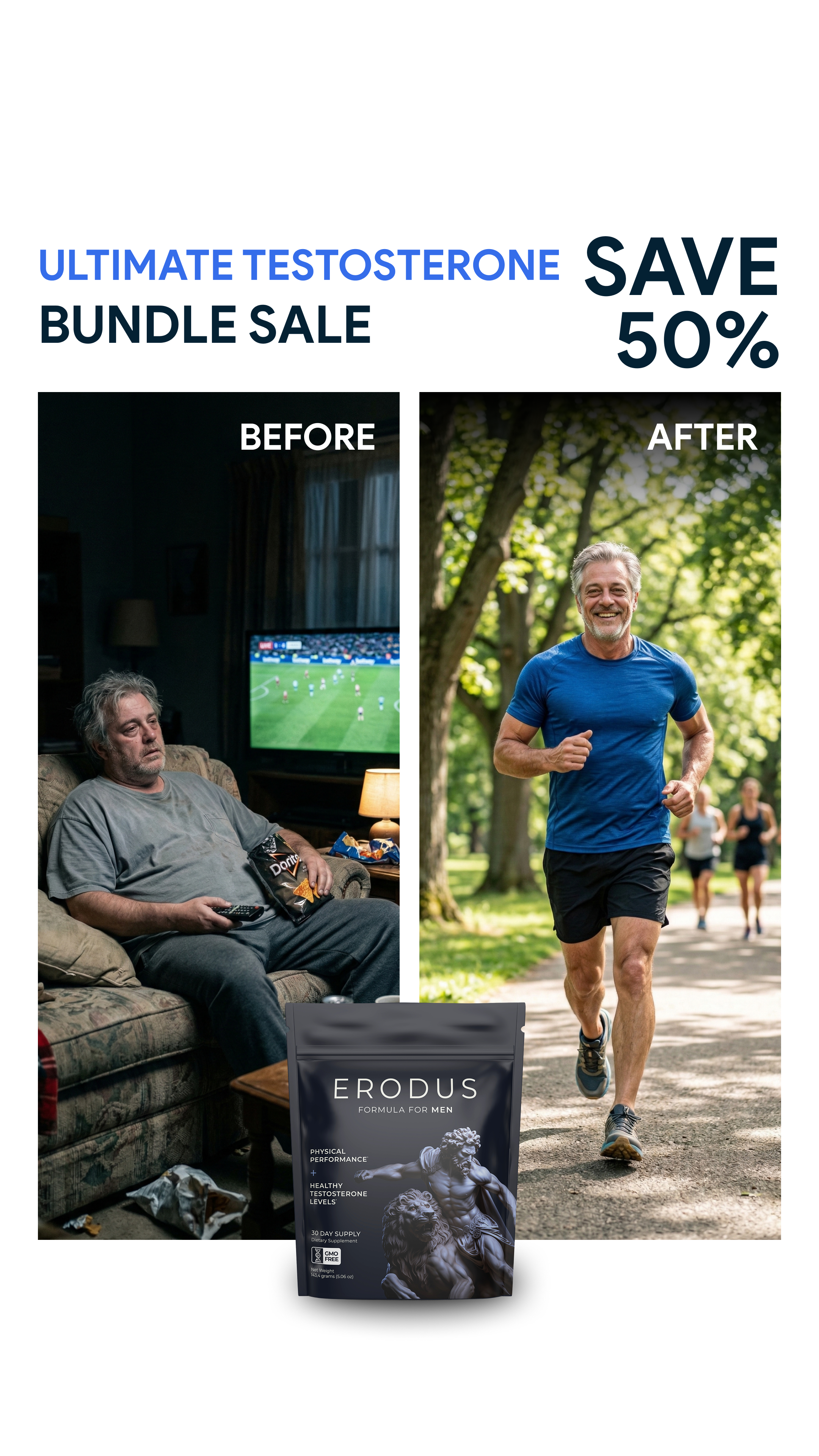 Erodus Formula For Men Facebook ad