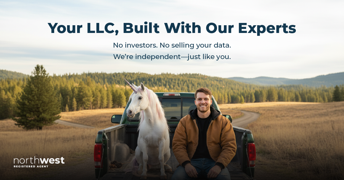 Northwest Registered Agent Facebook ad