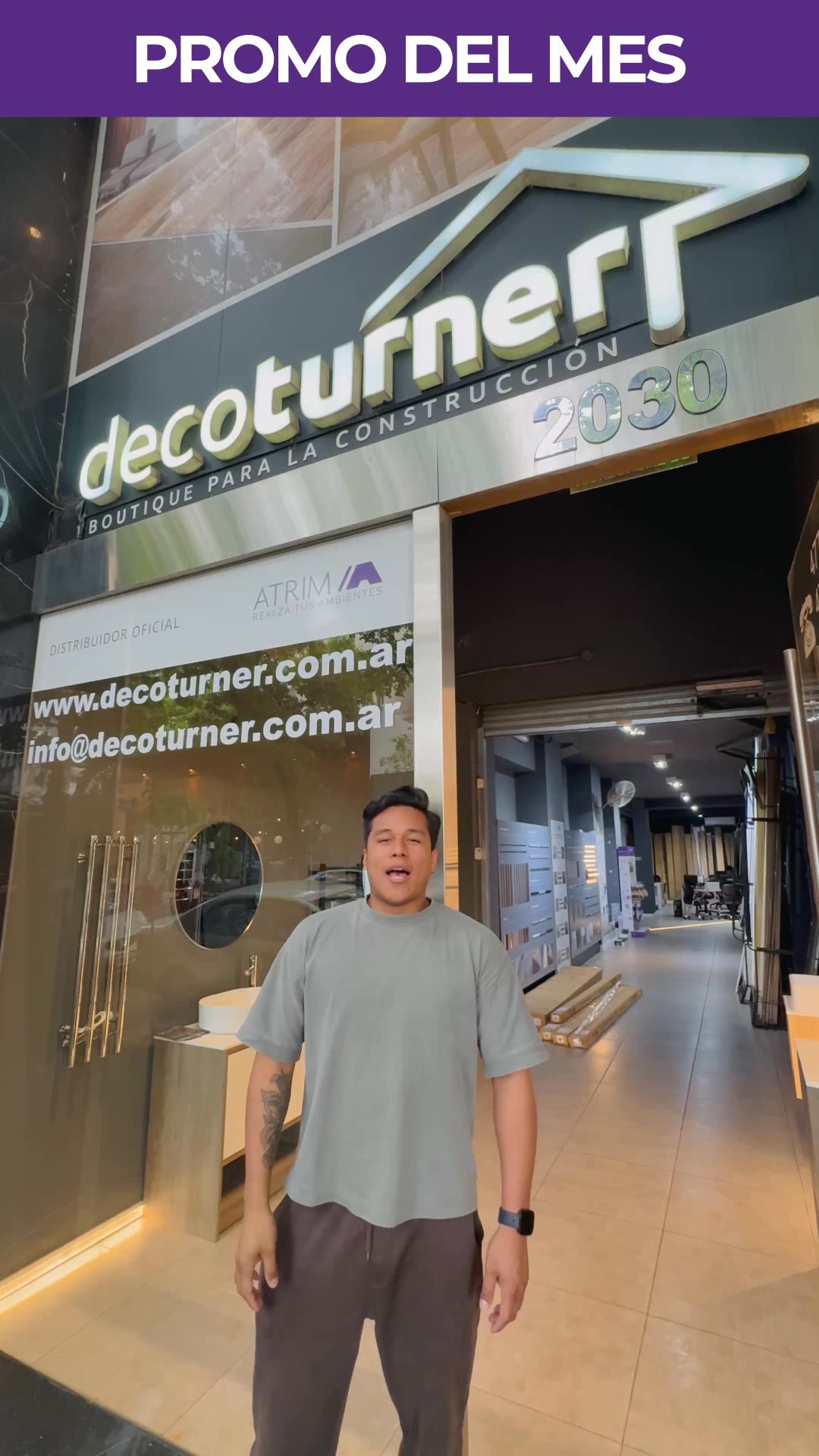 DecoTurner Facebook ad: Decora con estilo y ahorra!