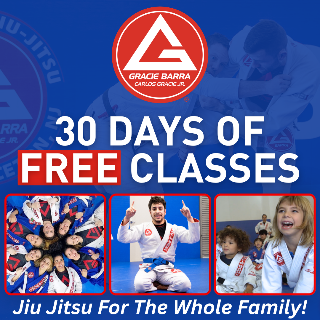 Gracie Barra Newtown Facebook ad: GET 30 DAYS FREE