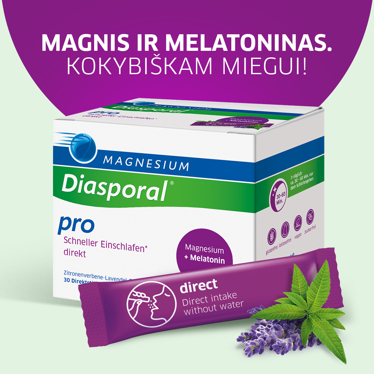 Magnesium Diasporal Lietuva Facebook ad: Magnesium Diasporal Pro miegui
