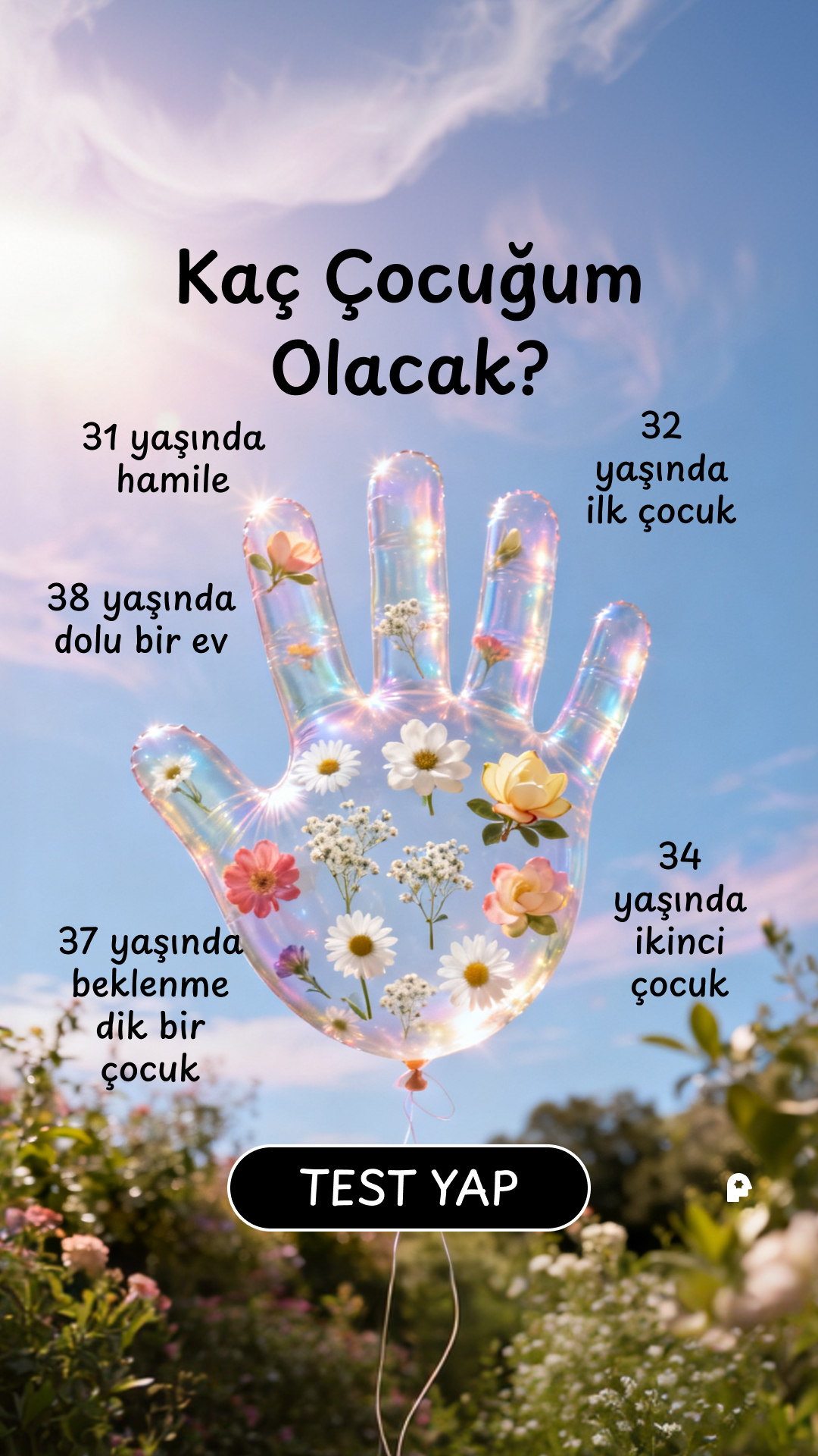 Nebula: Palm Reading Facebook ad