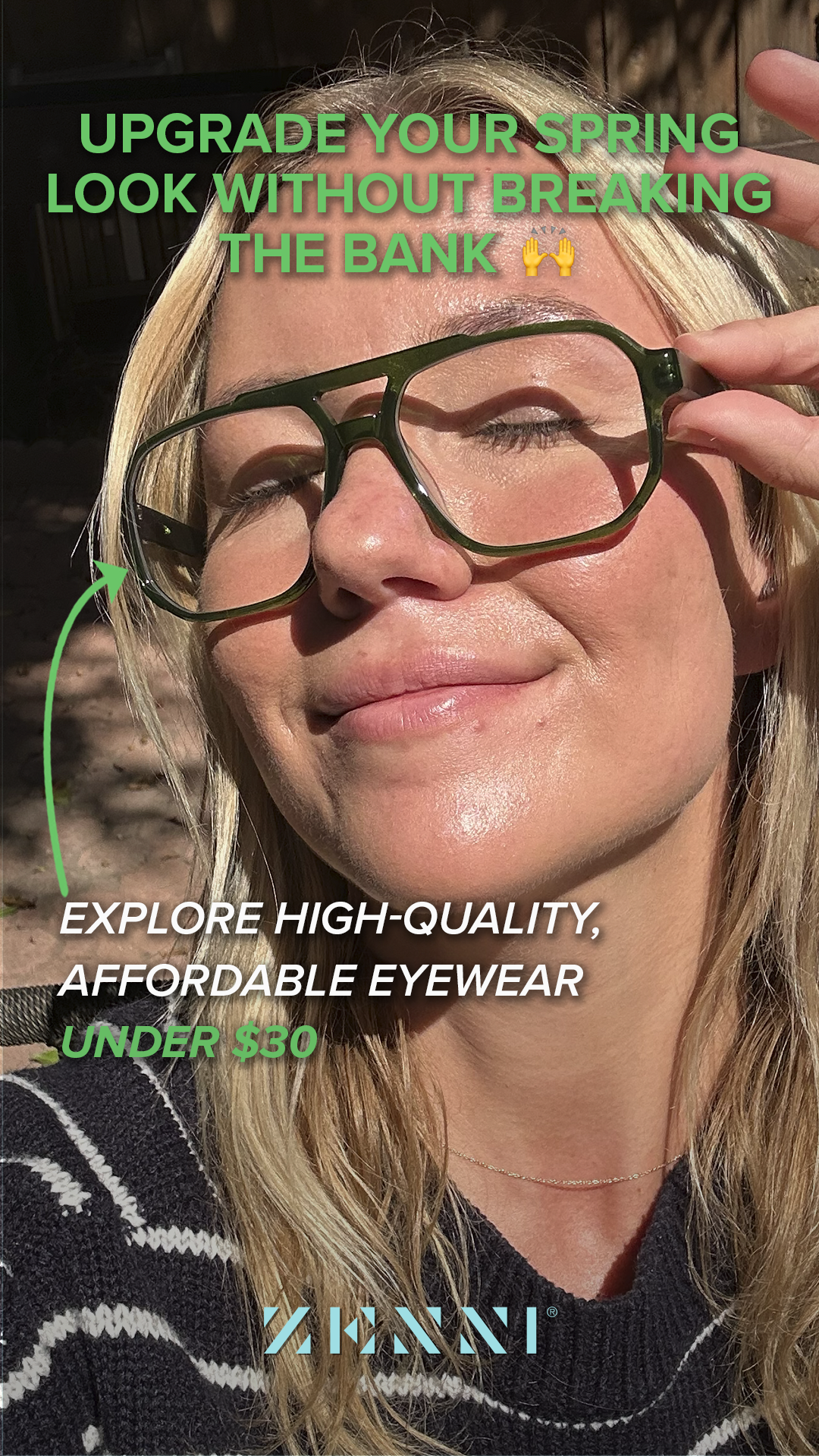 Zenni Optical Facebook ad