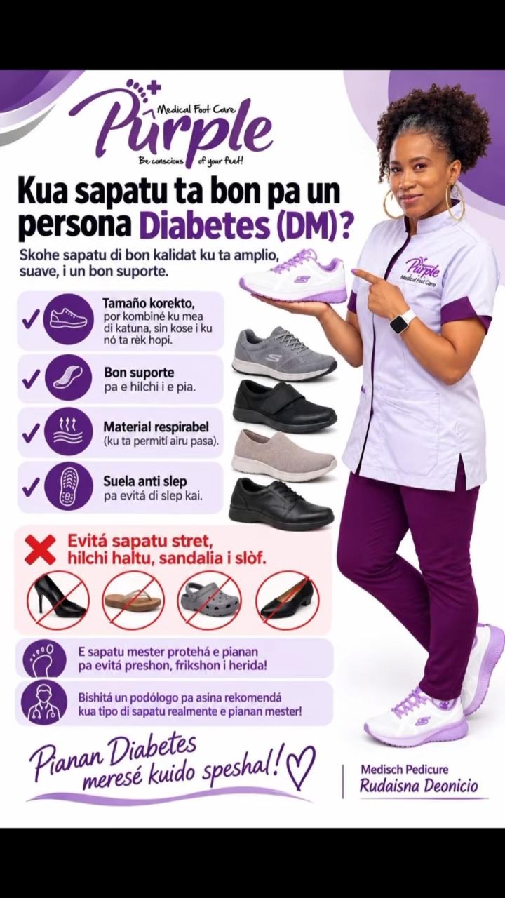 Pûrple Medical Foot Care Facebook ad: TUMA NOTA