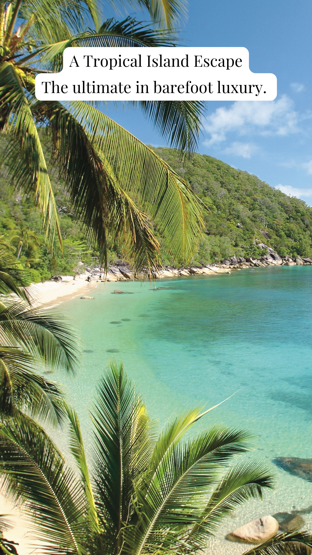 Bedarra Island Resort Facebook ad