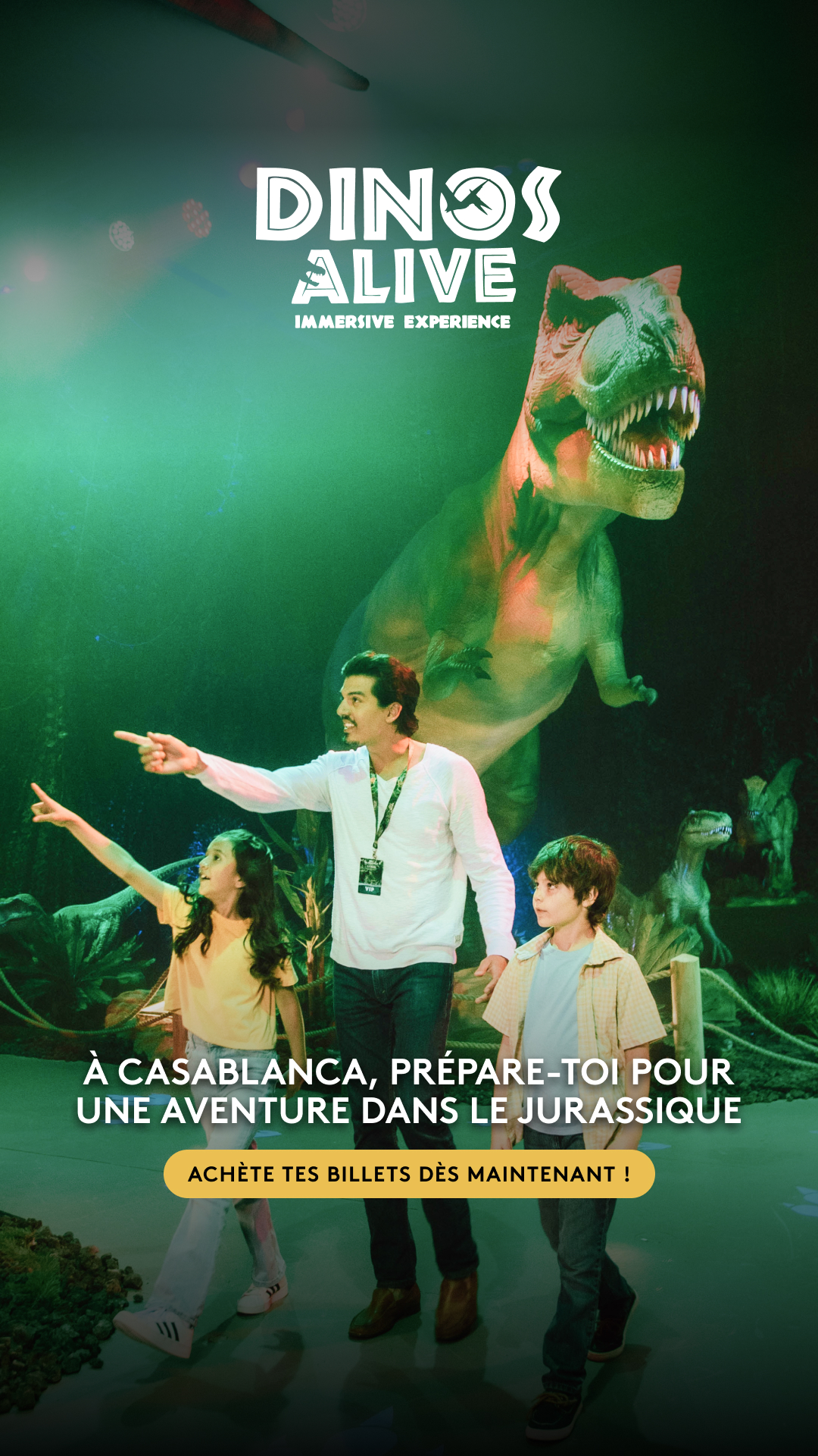Dinos Alive Exhibition Facebook ad