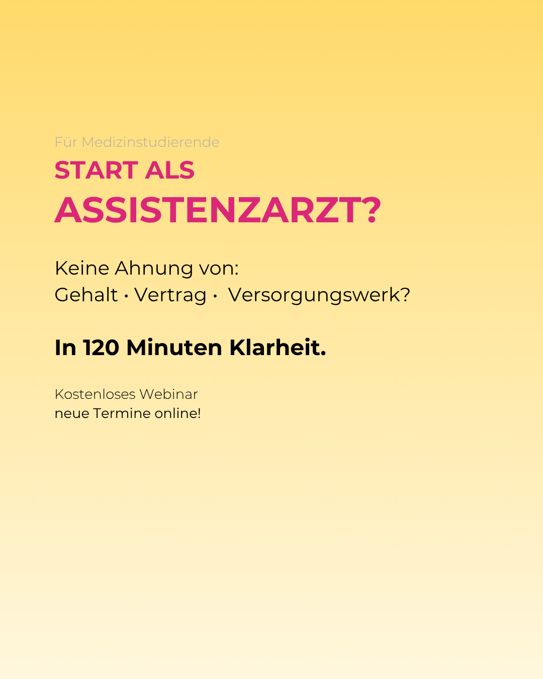 Doctory.de - Medizinerportal Facebook ad: Kostenfreies Webinar