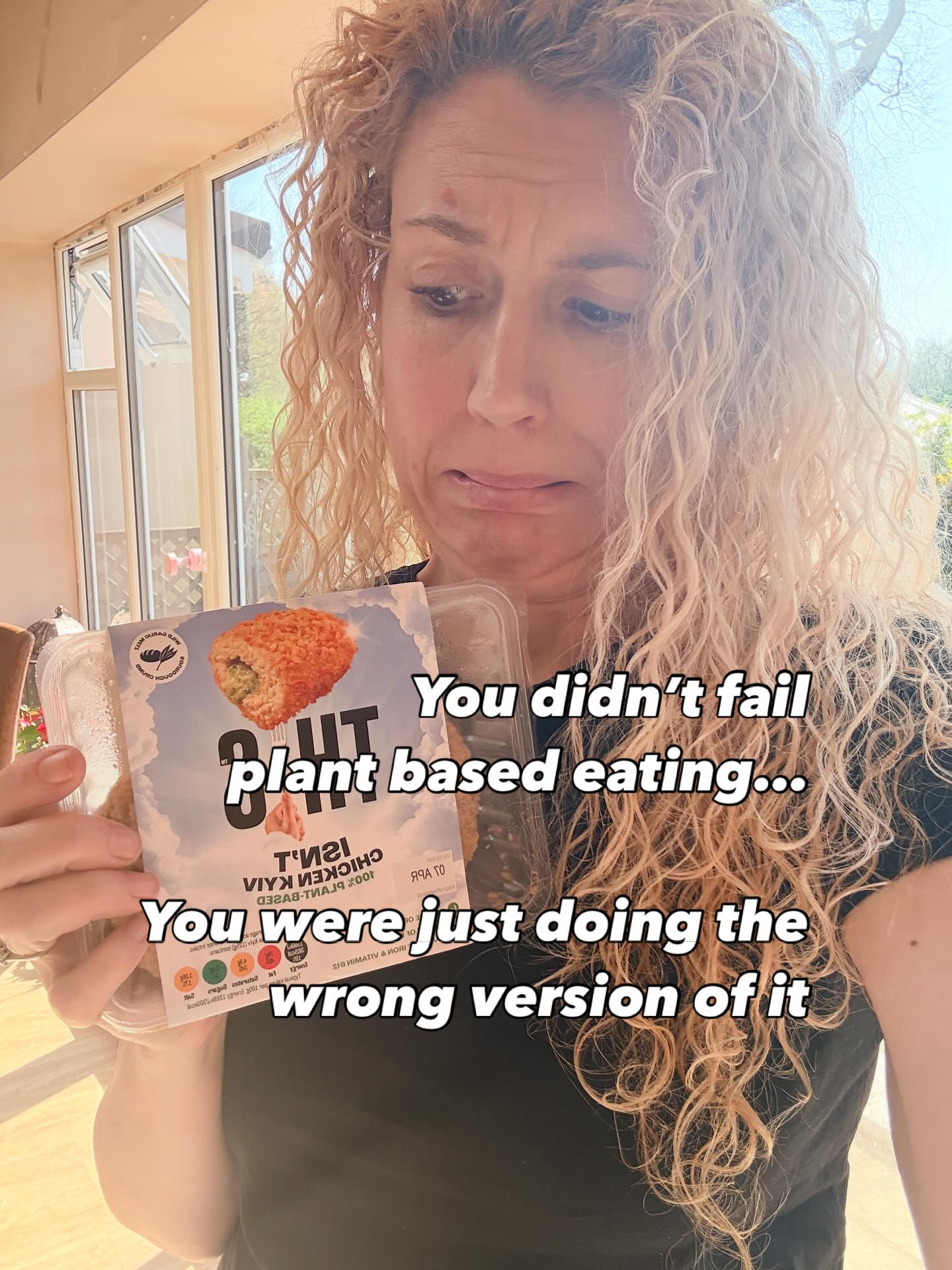 Mell’s Kitchen Facebook ad: You didn’t fail at plant-based eating.