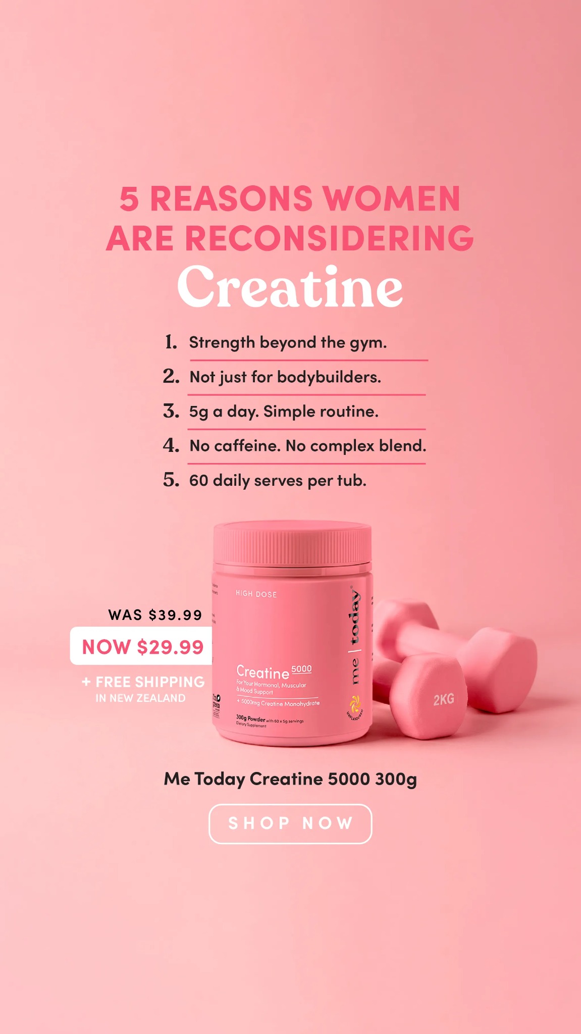 Me Today Facebook ad